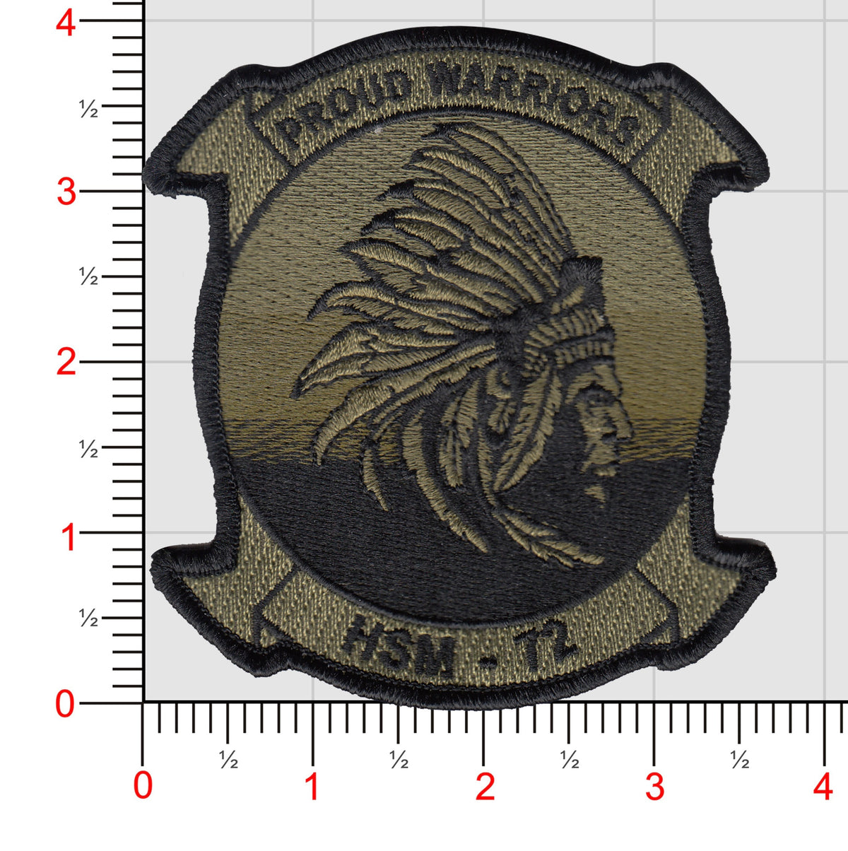 Officially Licensed HSM-72 Proud Warriors Faded Squadron Patches