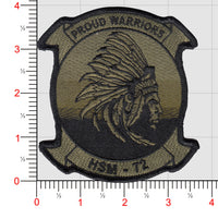 Officially Licensed HSM-72 Proud Warriors Faded Squadron Patches