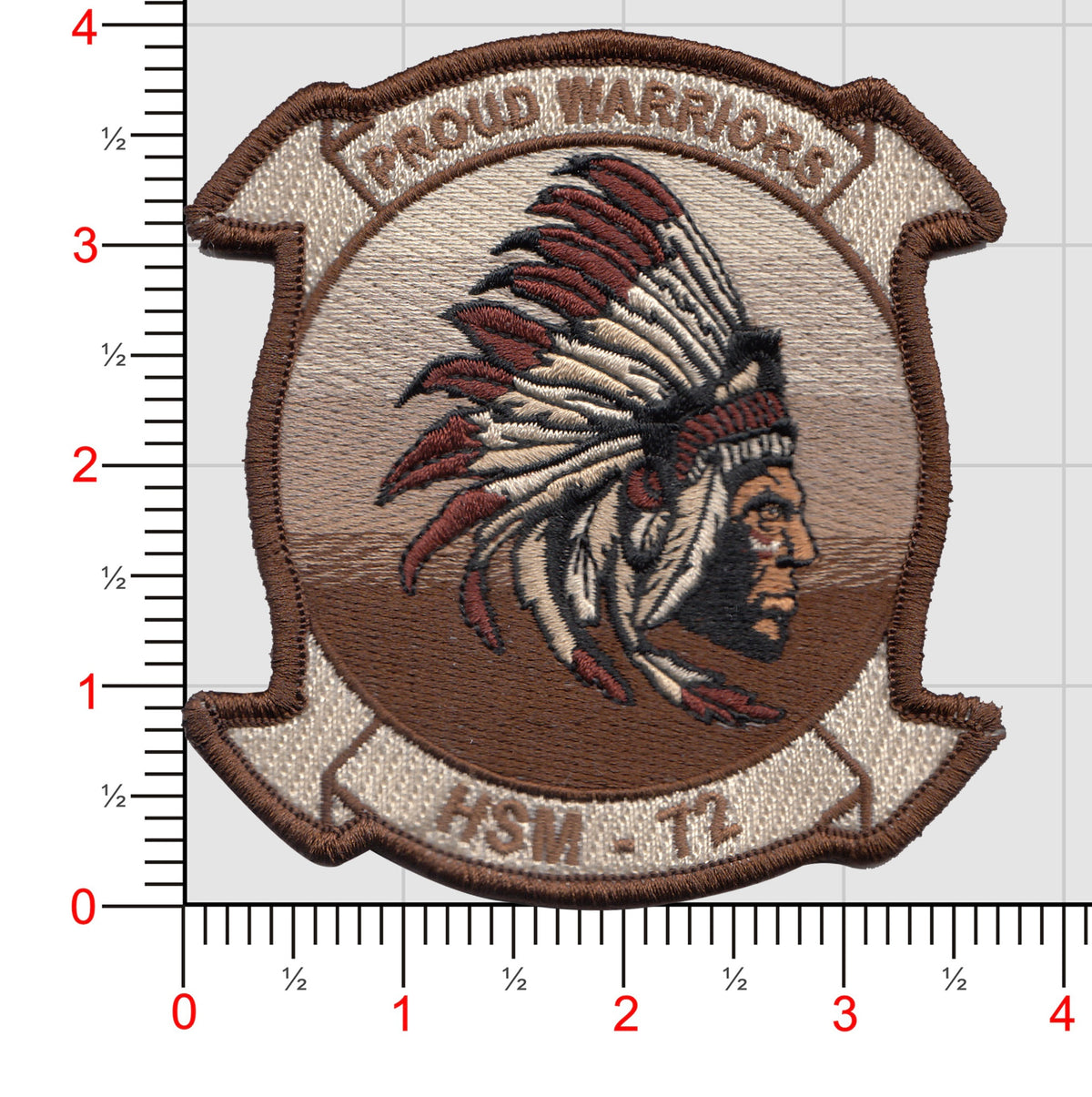 Officially Licensed HSM-72 Proud Warriors Faded Squadron Patches