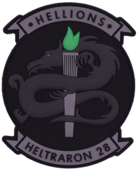 Officially Licensed HT-28 Hellions PVC Squadron Patch