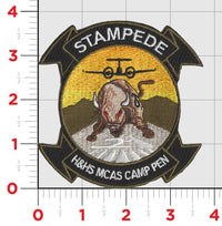 Official Camp Pendleton H&HS Stampede Air Patches and Name Tags