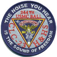 Officially Licensed USMC H&HS Beaufort 244th Ball Patches