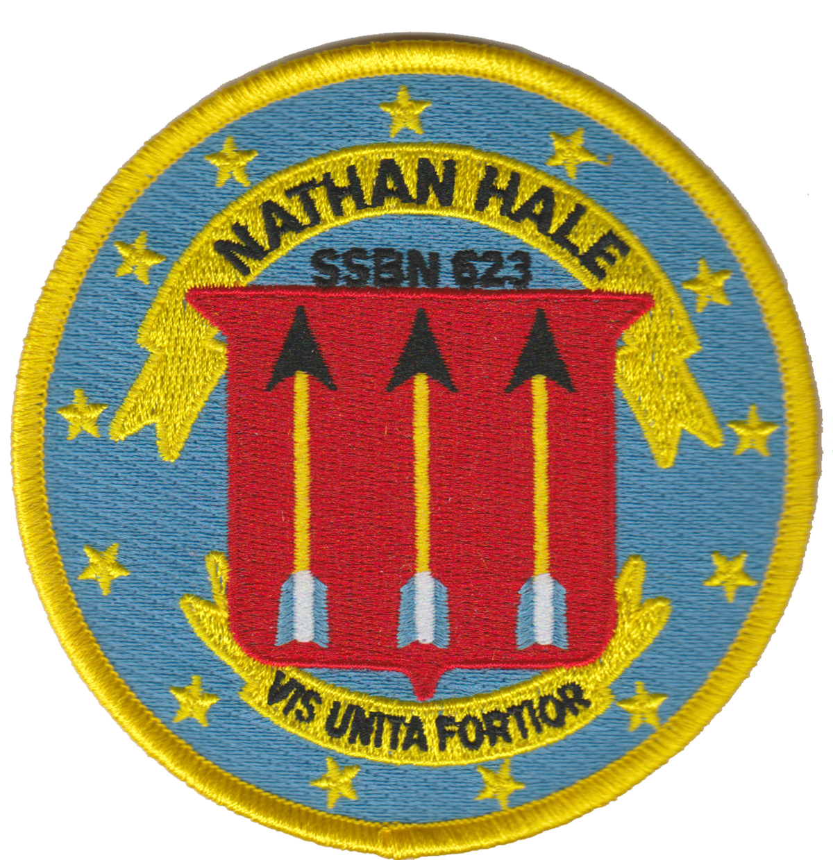 Officially Licensed US Navy USS Nathan Hale SSBN-623 Patch (H)