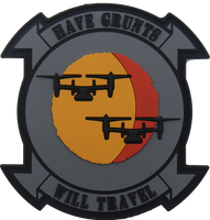 Have Grunts Will Travel V-22 PVC- with Hook and Loop