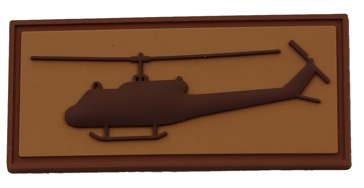 UH-1 Huey PVC Tab Patch with Hook & Loop