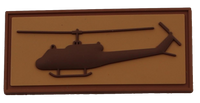 UH-1 Huey PVC Tab Patch with Hook & Loop