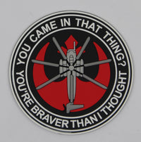 CH-53E "You came in that thing...."  PVC Patch