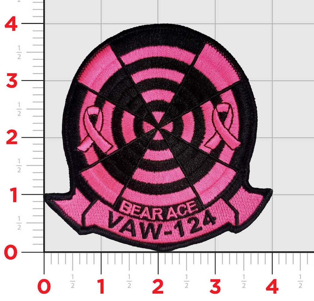 Officially Licensed US Navy VAW-124 Bear Aces Squadron Patches