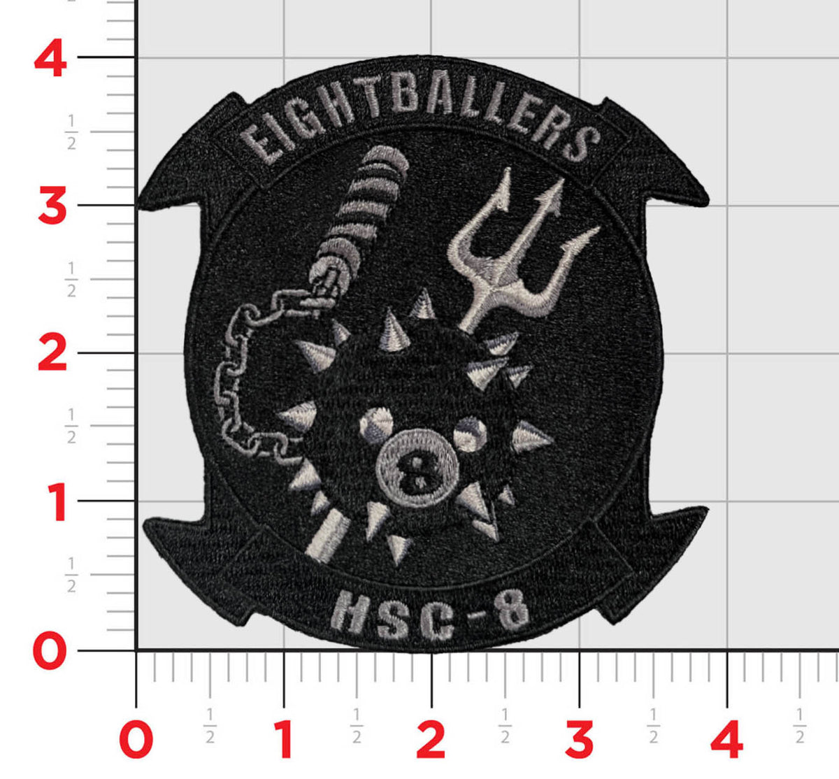 Officially Licensed US Navy HSC-8 Eightballers Squadron Patches