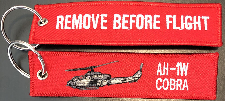 AH-1W REMOVE BEFORE FLIGHT Key Ring