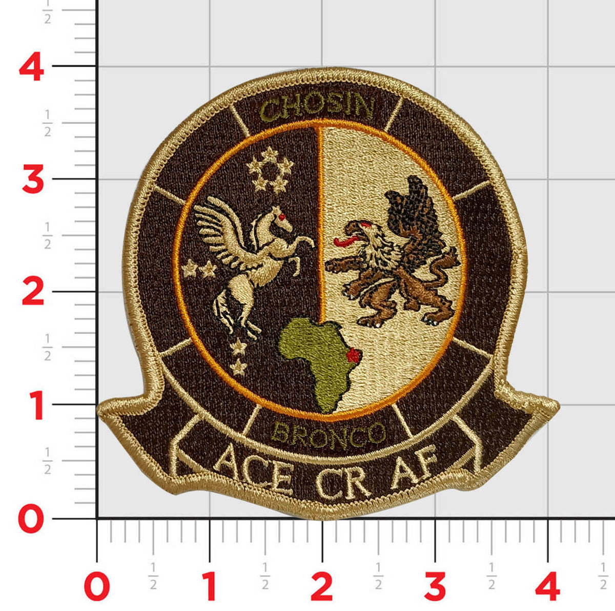 Official VMGR-252/ VMM-266 Djibouti DET Chosin Bronco Patch
