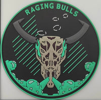 Official VMM-261 Raging Bulls PVC Glow Shoulder Patch loop