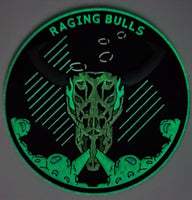 Official VMM-261 Raging Bulls PVC Glow Shoulder Patch loop