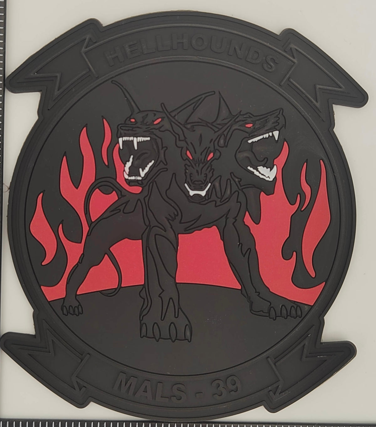 Officially Licensed USMC MALS-39 Hellhounds PVC Patches