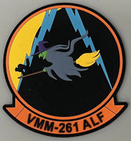 Official VMM-261 Raging Bulls Halloween PVC Patch