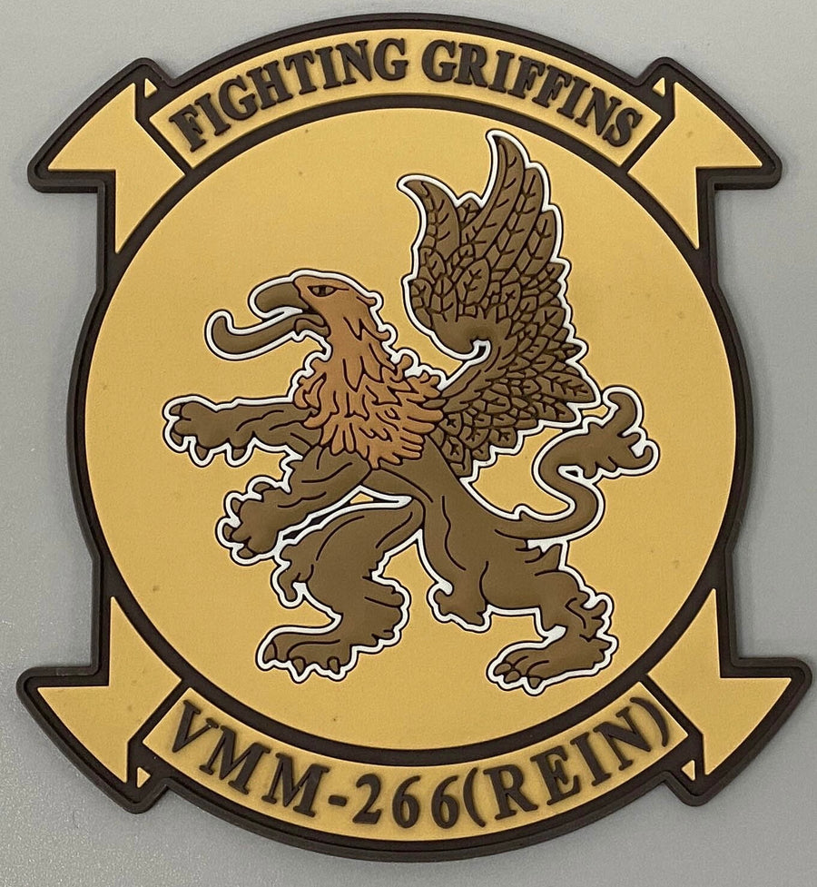 Officially Licensed USMC VMM-266 Fighting Griffins (REIN) PVC Patch