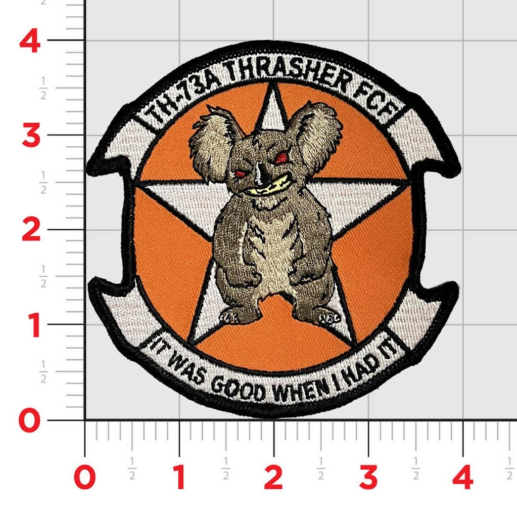 Officially Licensed TH-73A Thrasher FCF Functional Check Flight Patch
