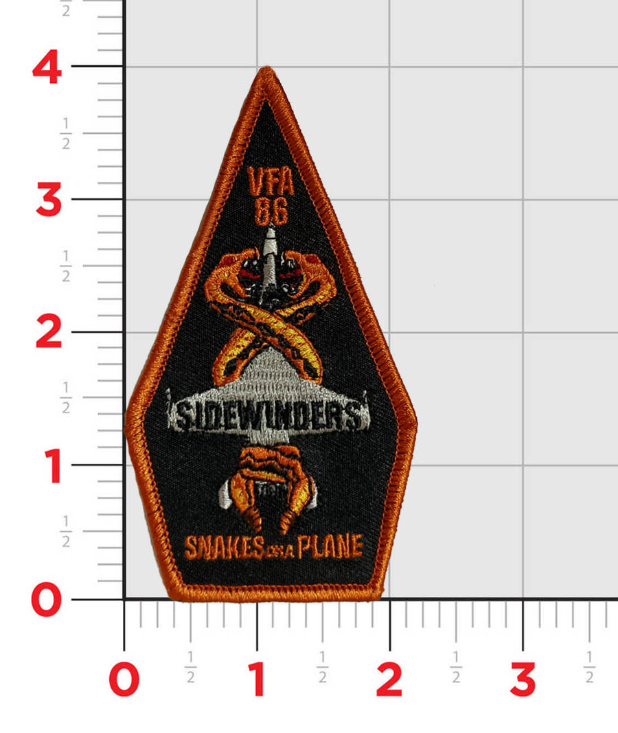 Official VFA-86 Sidewinders Snakes On A Plane Shoulder Patch