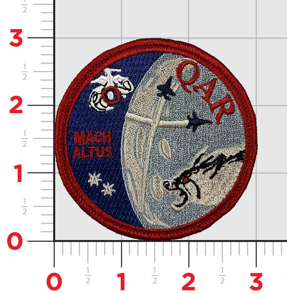 Official VMFA-122 Flying Leathernecks Flightline Qual Patches