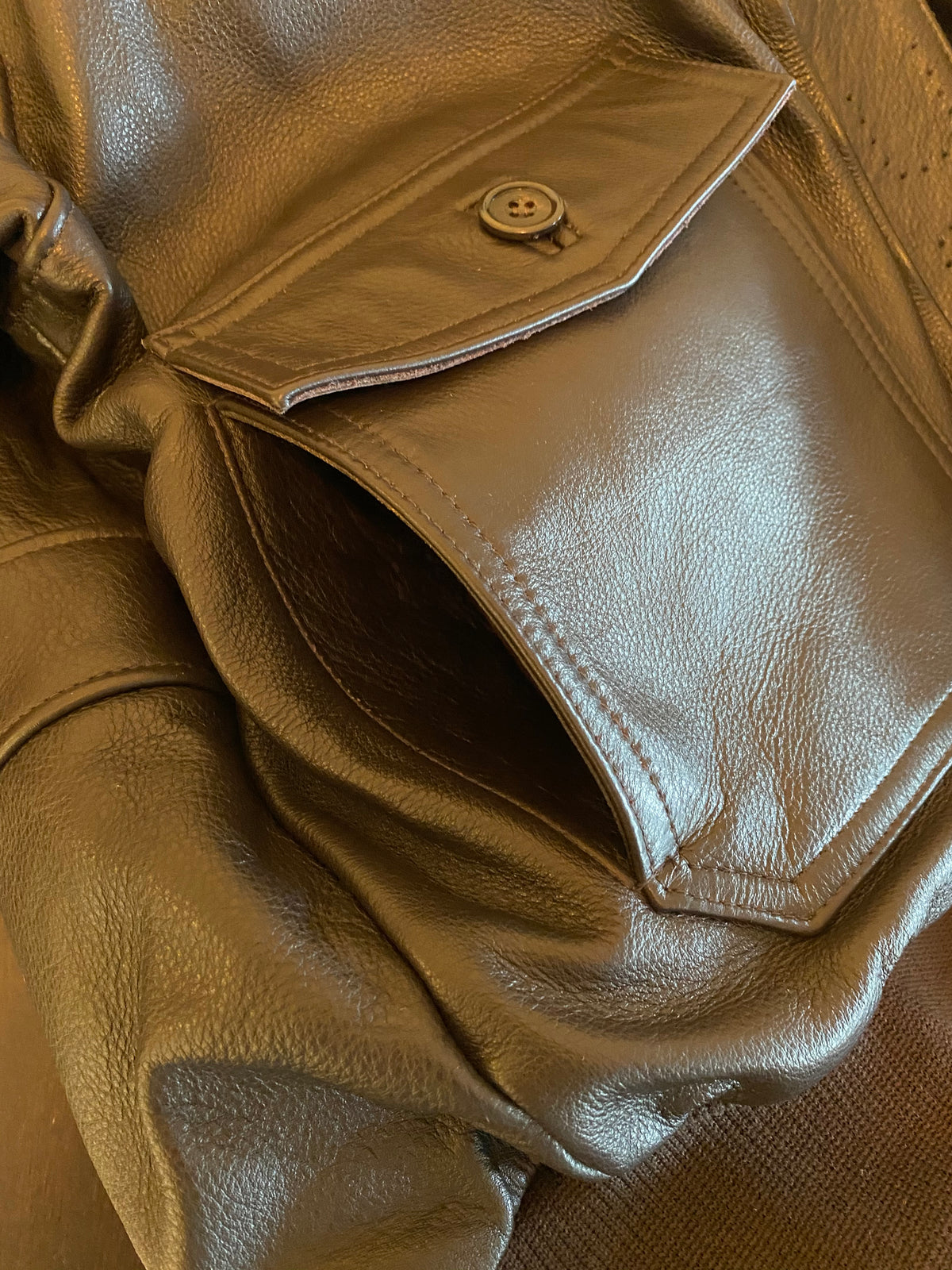 Korean Made US Navy Brown G-1+ Flight Jacket