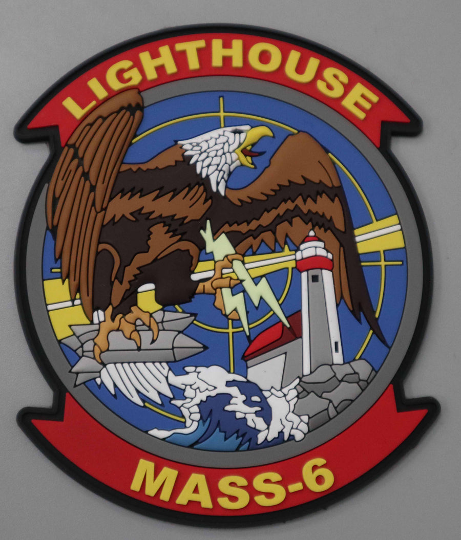 Officially Licensed MASS-6 Det B Lighthouse PVC Patches