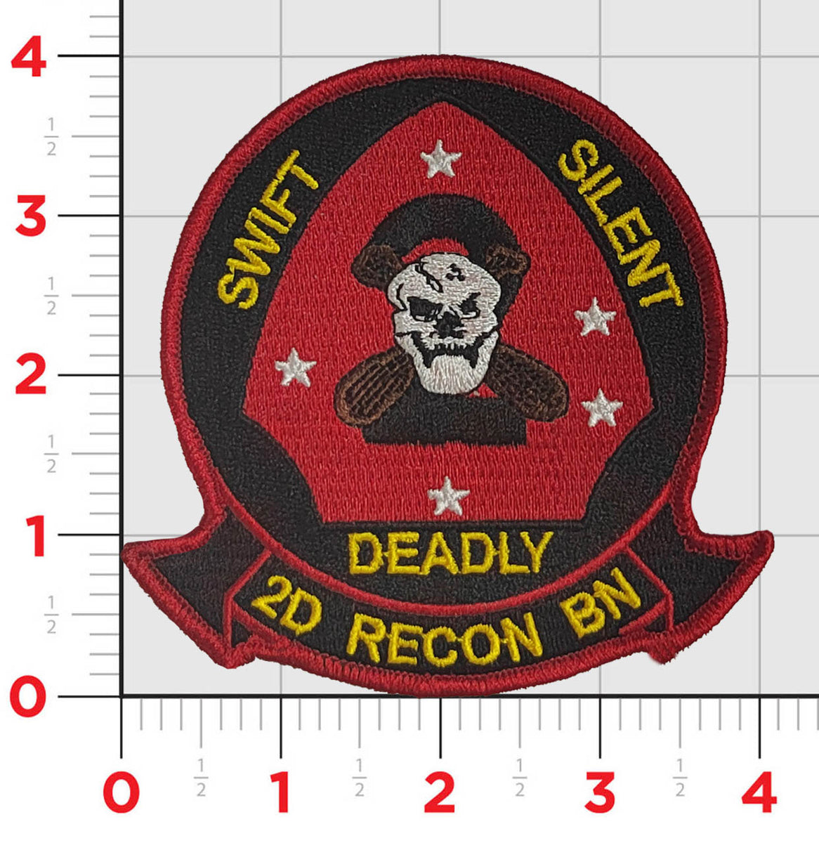 Officially Licensed USMC 2nd Recon Patch – MarinePatches.com - Custom ...