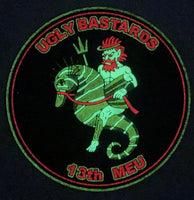 Official VMM-362 Ugly Angels & 2nd Battalion 4th Marine regiment Ugly Bastards 13th MEU PVC Shoulder Patch