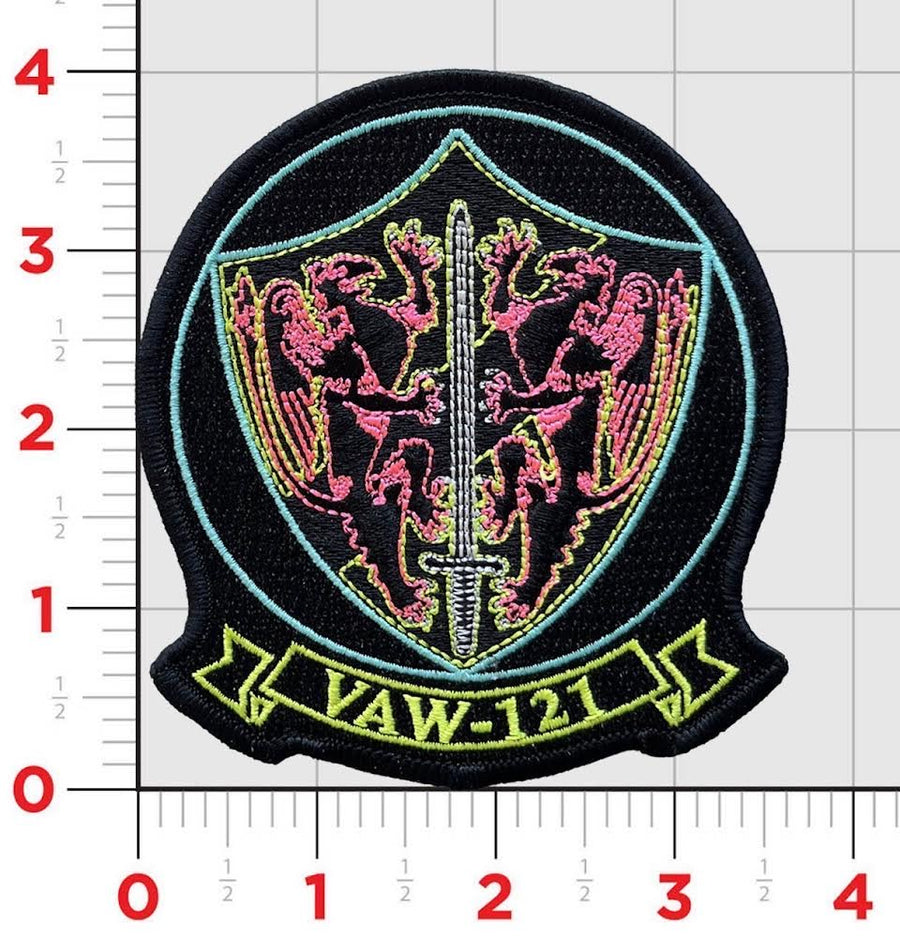 Official VAW-121 Bluetails Vaporwave Chest Patch