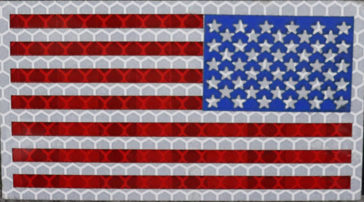 IR Infrared US Flag Patches