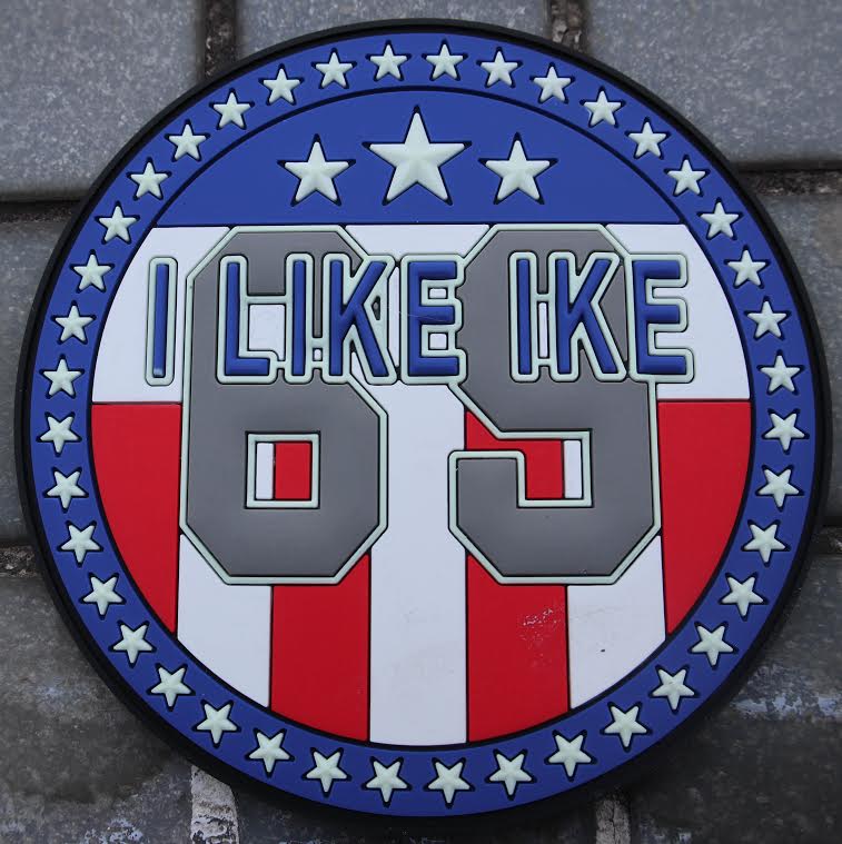 USS Eisenhower CVN-69 Official ship's PVC Patch