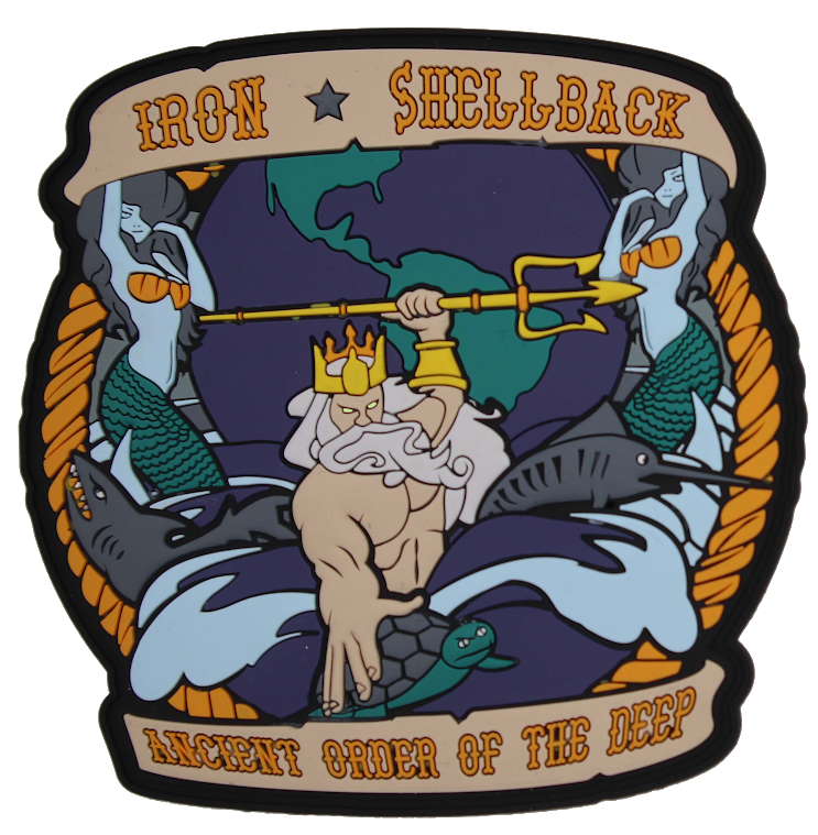 USS Eisenhower CVN-69 Shellback Patch