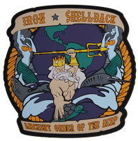 USS Eisenhower CVN-69 Shellback Patch