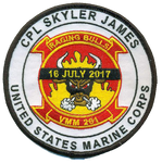 CPL Skyler James Memorial Patch & Sticker
