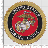 Officially Licensed USMC 8" Large Embroidered EGA Patch