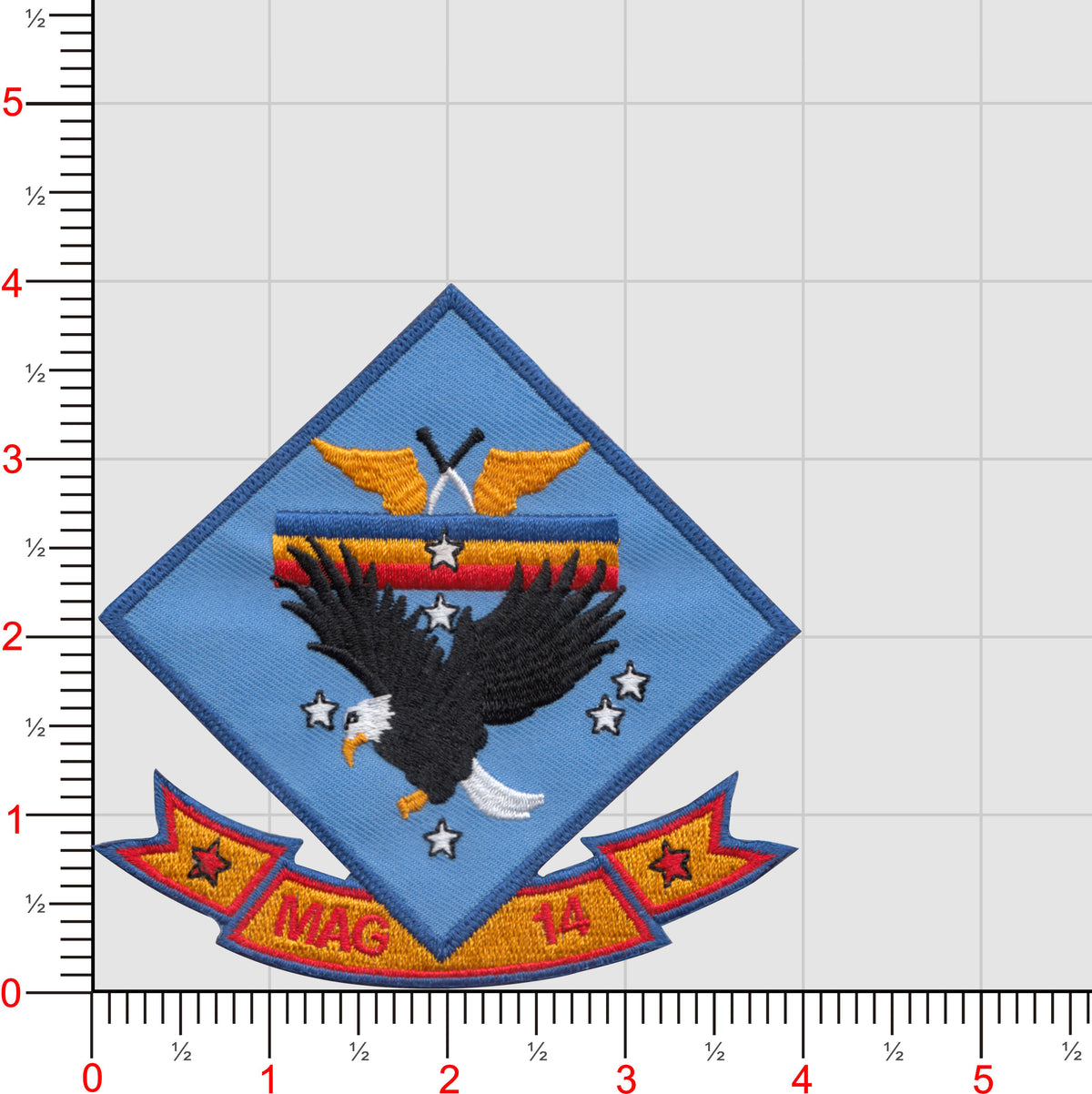 Officially Licensed USMC Marine Air Group MAG-14 Patch