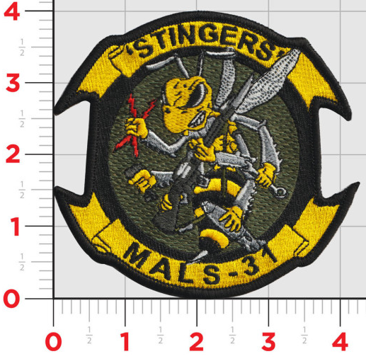 Officially Licensed USMC MALS-31 Stingers Patch