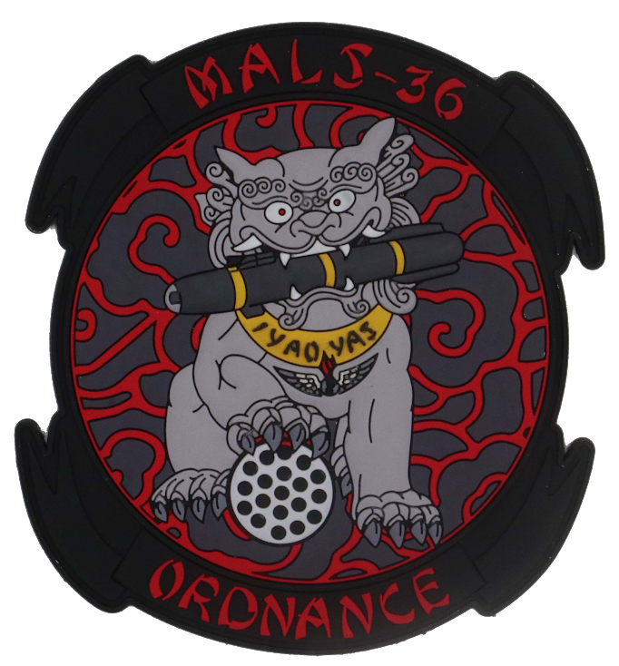 Official MALS-36 Ordnance PVC Patch