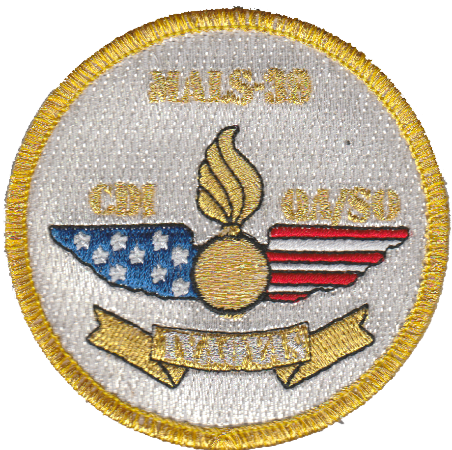 Official MALS-39 Hellhounds Flightline Qual Patches