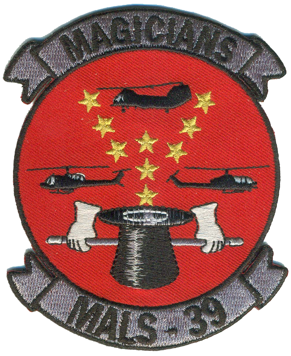 Officially Licensed USMC MALS-39 Magicians CH-46 Patch