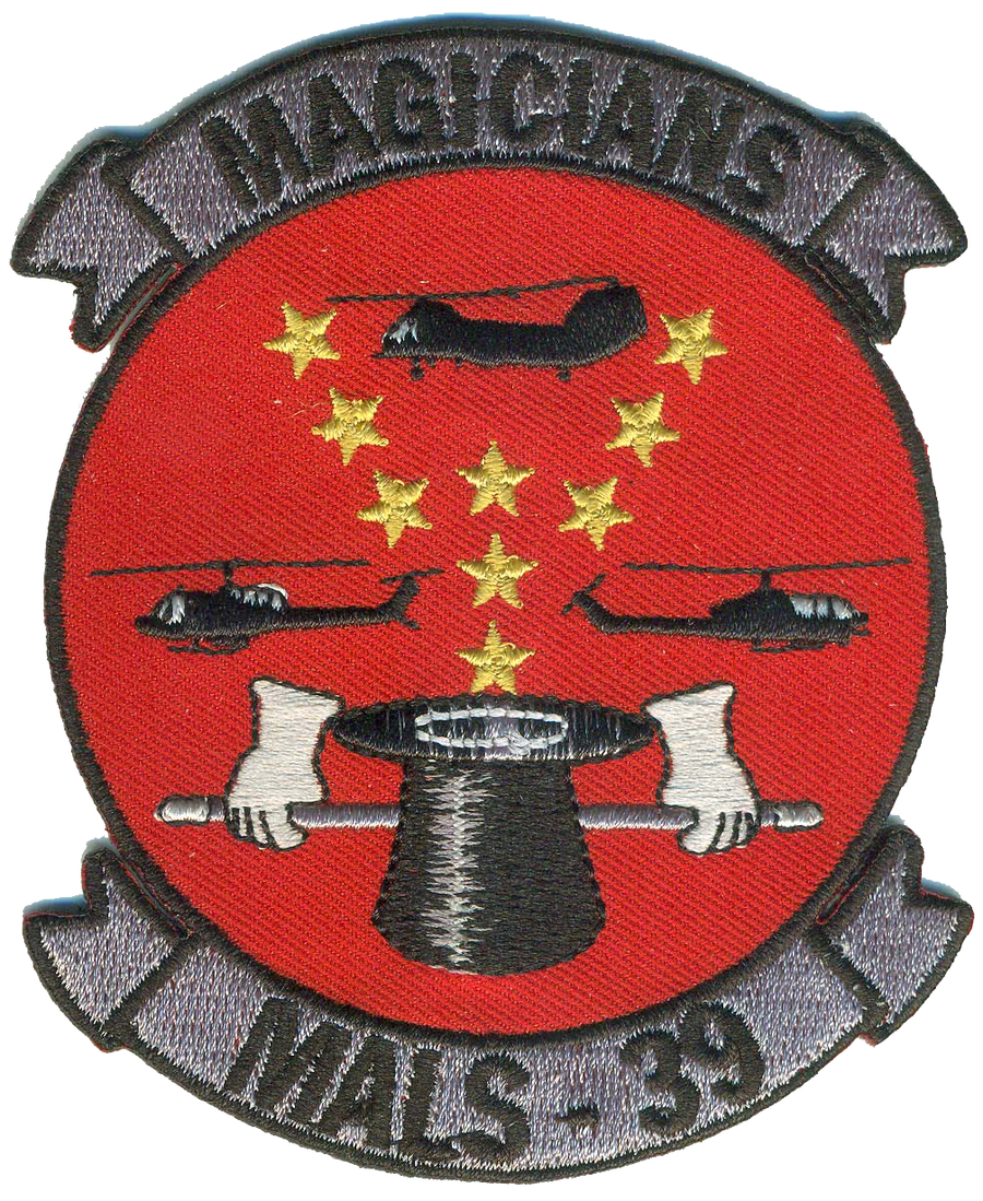 Officially Licensed USMC MALS-39 Magicians CH-46 Patch