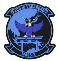 Officially Licensed MASS-2 Pacific Vagabonds Blue PVC Patch