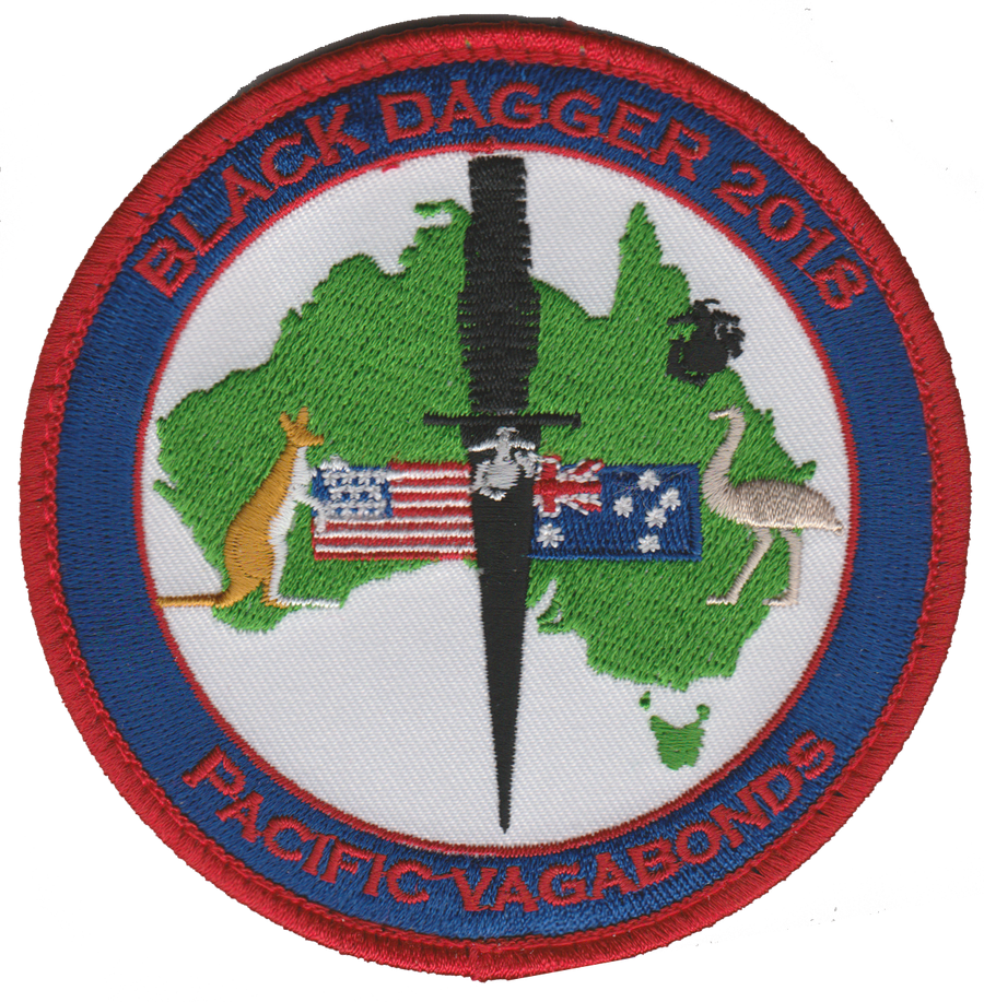 MASS-2 Pacific Vagabonds Australia Black Dagger 2018 Patch
