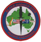 MASS-2 Pacific Vagabonds Australia Black Dagger 2018 Patch