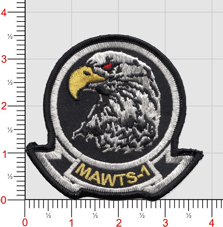 Officially Licensed USMC MAWTS-1 Marine Aviation Warfare Training Squadron Patch