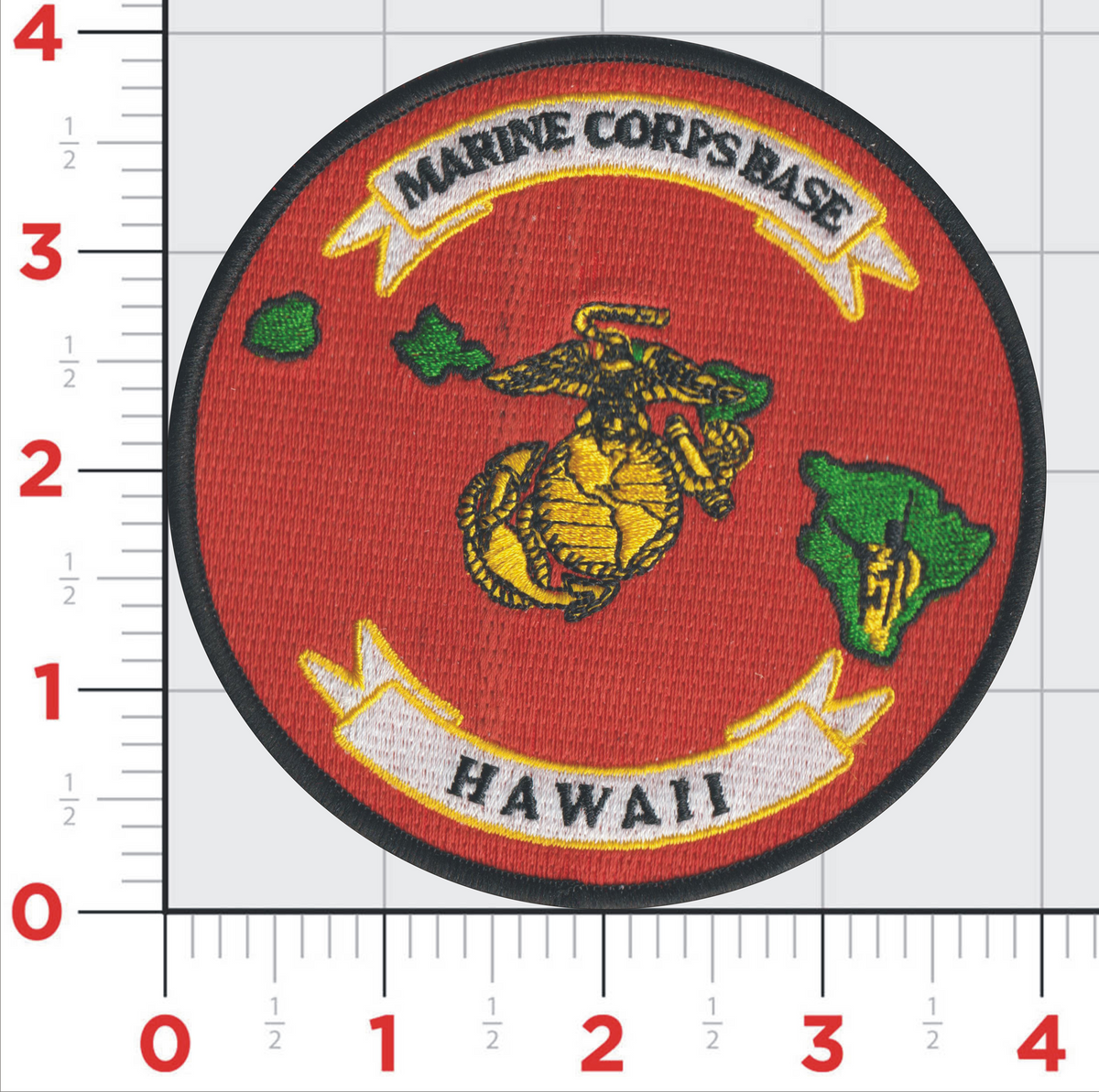 Officially Licensed USMC MCB Hawaii Patch (H)
