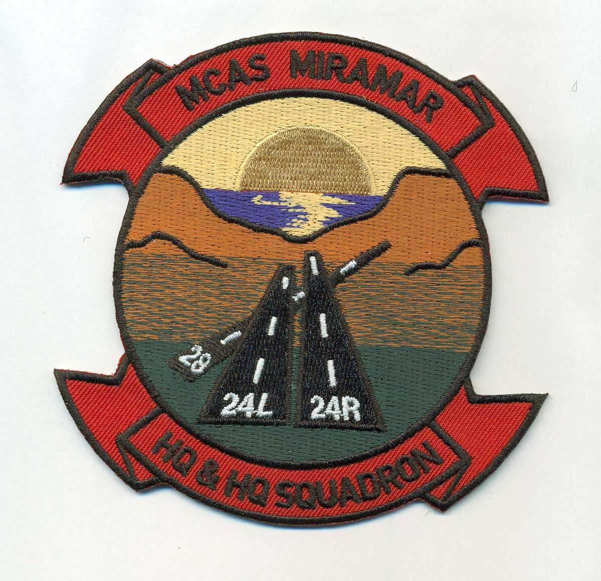 Officially Licensed USMC MCAS Miramar HQ & HQ Squadron Patch (Miramar)