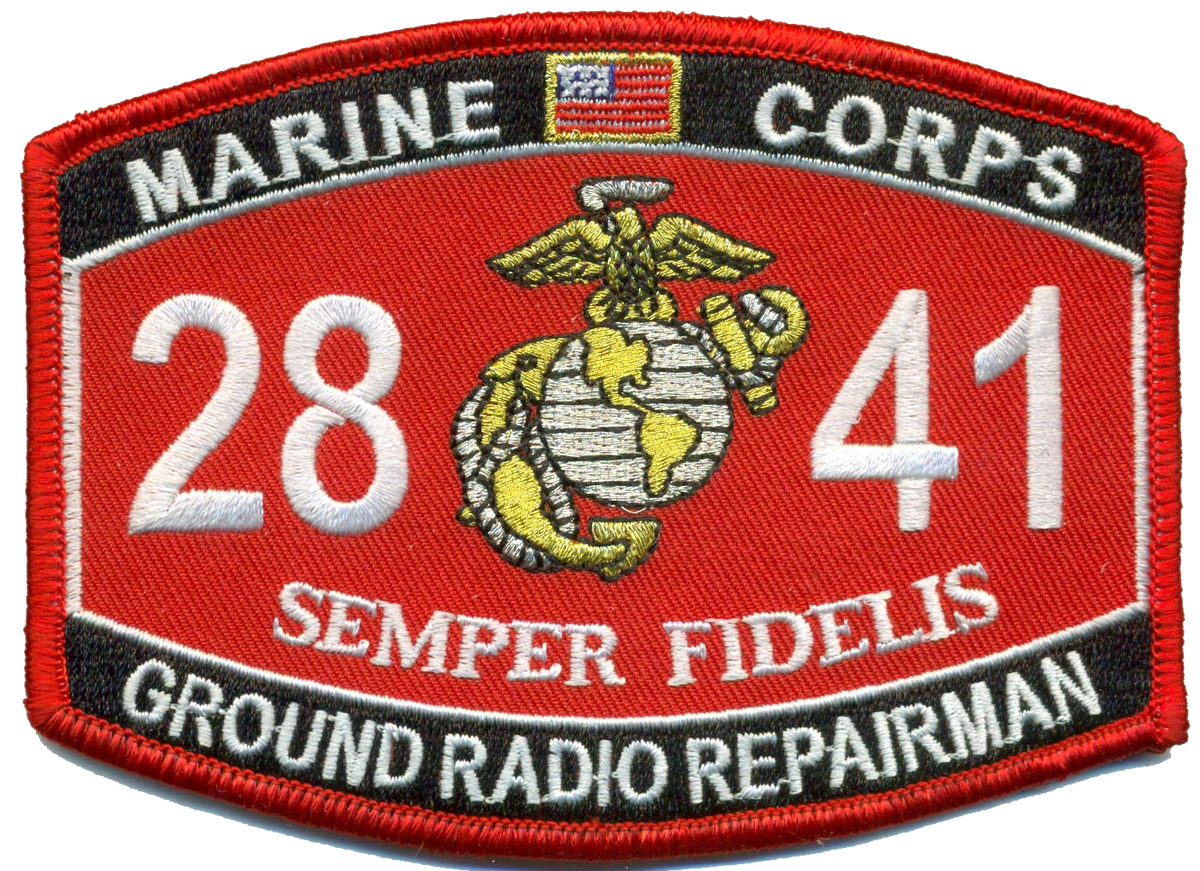 Officially Licensed USMC MOS Patches