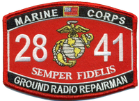 Officially Licensed USMC MOS Patches