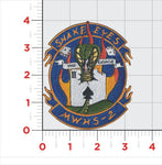Officially Licensed USMC MWHS-2 Snake Eyes Patch