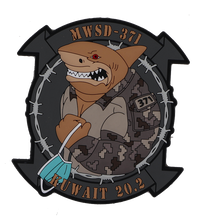 Official MWSD-371 Sand Sharks Kuwait 20.2 PVC Patch